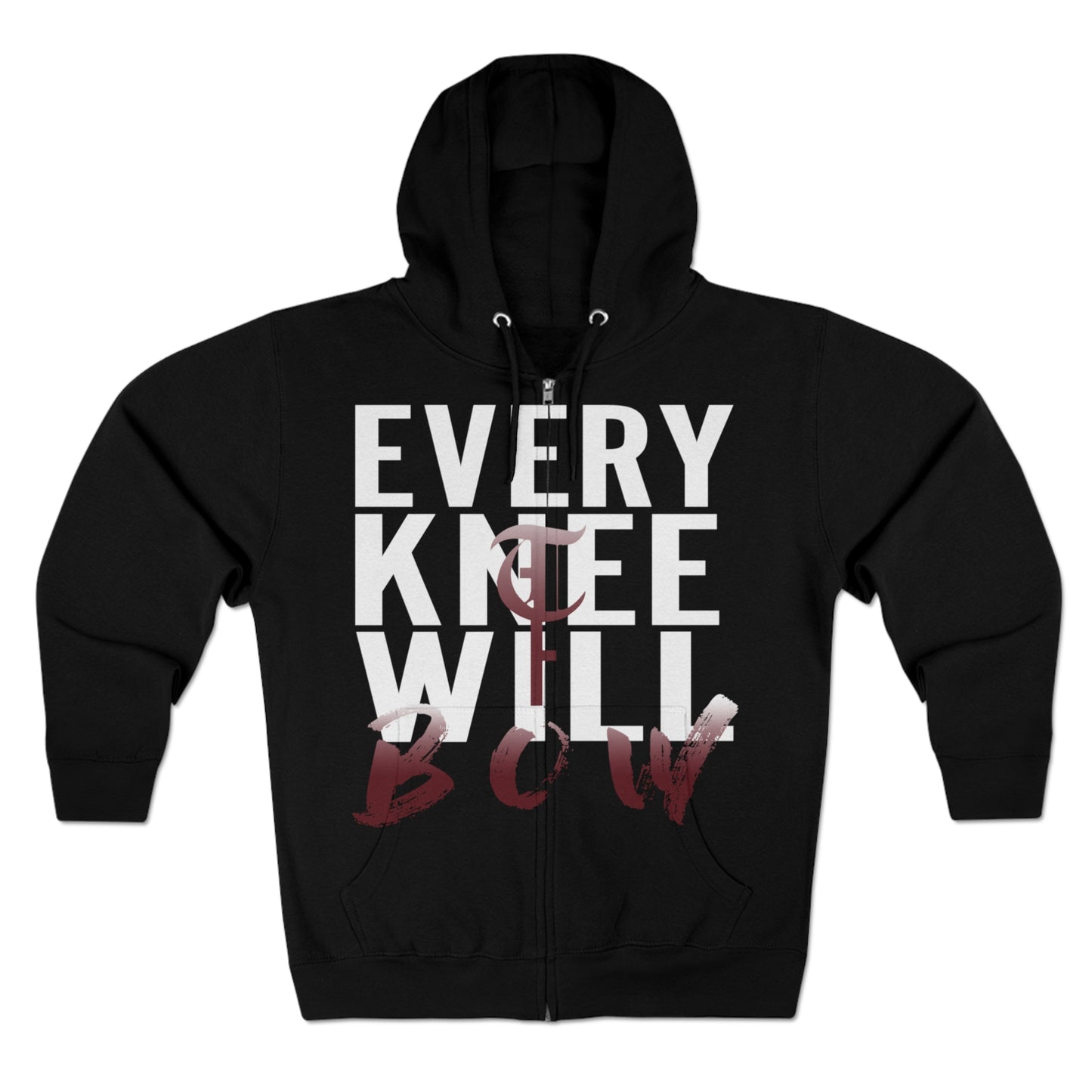 TO FIGHT FOR-"Every Knee"-Unisex Zip Hoodie